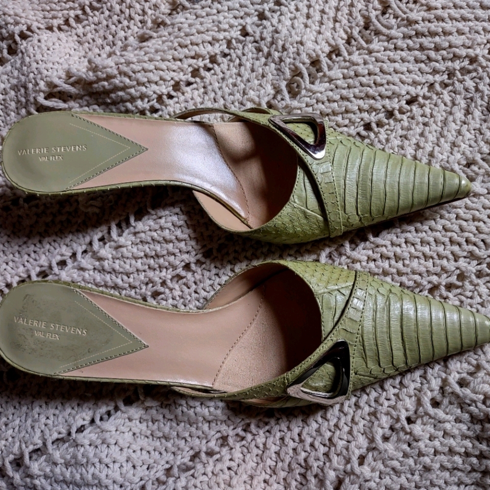 Valerie Stevens Green heels